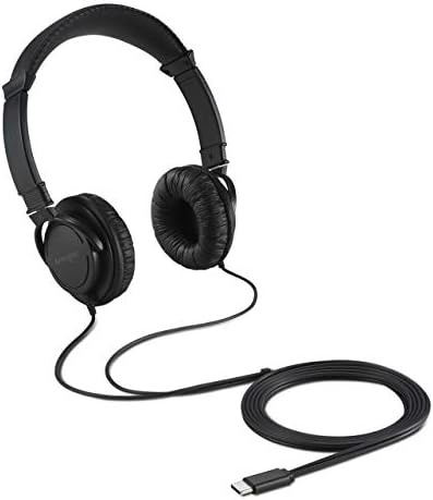 Kensington Hi-Fi USB-C Over-Ear Headphones – Immerse Yourself in Premium Sound with Built-in Mic for Clear Calls, Exceptional Comfort, and Superior Noise Isolation Perfect for E-Learning and Professional Use
