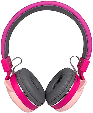 Safe and Fun Black Cat Wireless Over-Ear Headphones for Kids Aged 3-12 – 85 d B Volume Limiter, 30-Hour Playtime, Bluetooth 5.0, FM Radio & TF Card Support – Exceptional Audio Experience for Young Listeners with Ultimate Safety Features