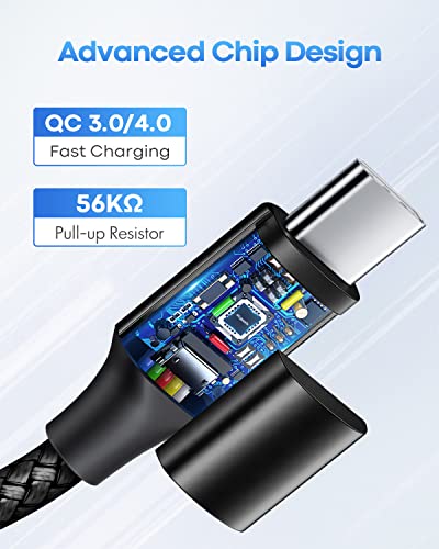 Ultra-Durable 16 ft USB C to USB C Cable – High-Speed PD Charging Cord with Braided Design, Ideal for Samsung Galaxy S21, Pixel, i Pad Pro 2020 & More – Unmatched Length for Ultimate Convenience and Performance