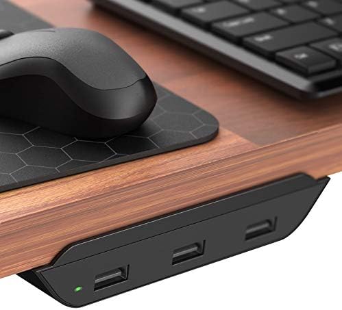 Efficient USB Multi-Port Desktop Power Station with Quick Charge 3.0 – Versatile 3-Port Hub for Rapid Charging of LG & Samsung Devices – 36 W Under-Desk Charging Solution for Enhanced Workspace Organization and Productivity