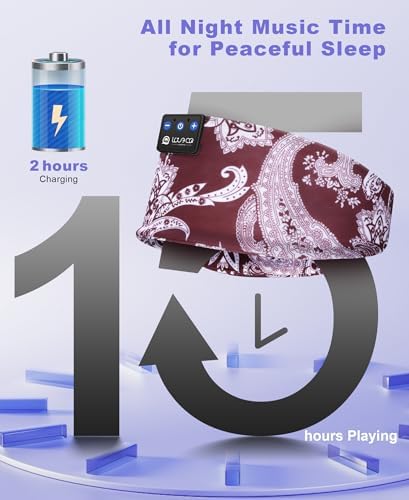 Ultimate Bluetooth 5.4 Sleep Headband Headphones – Designed for Side Sleepers, Unmatched Comfort for Active Lifestyles, Superior Sound Quality, Ergonomic Fit for Enhanced Relaxation, Ideal Tech Gift for Music and Podcast Enthusiasts