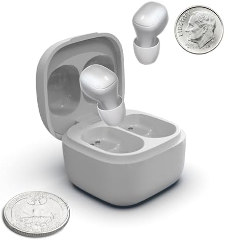 Coby Mini True Wireless Earbuds – Ultra-Compact Bluetooth Earbuds with 12-Hour Playtime, Built-in Microphone, and Lightweight Design for All-Day Comfort – Perfect for On-the-Go Music and Calls (White)