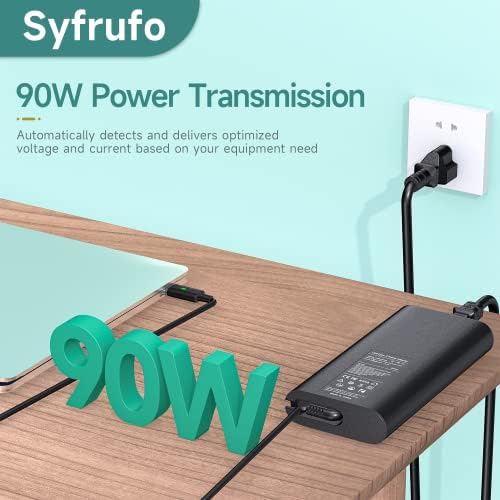 Premium 65 W USB-C Charger for Dell Inspiron 14 & 16 2-in-1 Laptops – Superior Power Delivery & Enhanced Safety Features for Models 7620, 7635, 7486, 7435 & More – Reliable AC Power Adapter with Built-In Protection & Fast Charging Capabilities – Ideal for Home, Office, and Travel Use