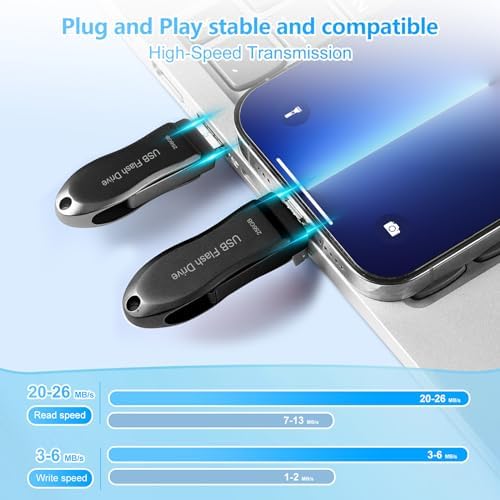 Unleash Your Data with DEZOBYTE 256 GB USB C Flash Drive – Ultimate Photo Storage & High-Speed Transfer for Android Devices and Computers – Compact Thumb Drive for Effortless File Management On-the-Go!