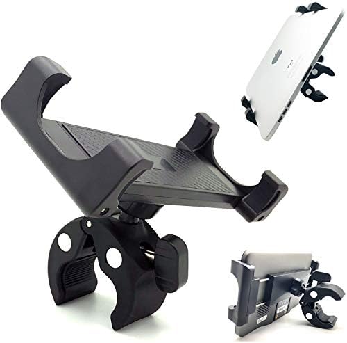 Marine-Grade Adjustable Tablet & Smartphone Mount – Lycan Series 360° Rotatable Handlebar Holder for i Pad Pro, Galaxy Tab & i Phone – Secure Device Management for Boats with Quick Release Functionality – Elevate Your Nautical Adventures with Universal Compatibility & Robust Design