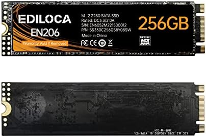 Upgrade Your System with the EN206 512 GB M.2 SSD – High-Speed 3 D NAND TLC Technology for Ultrabooks and Mini PCs, Blazing Fast Read/Write Speeds of 550/460 MB/s, Enhanced Compatibility for Seamless Performance and Efficiency