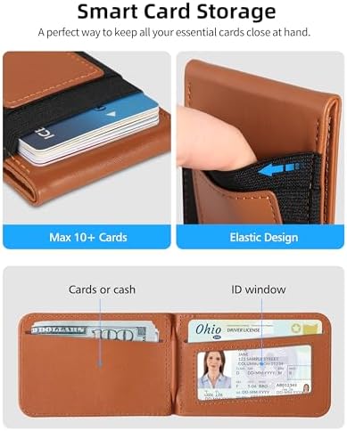 Magsafe Wallet Stand for iPhone 16/15/14/13/12 Series, Adjustable Stand with ID Window, 4 Card Slots, 10 Card Holder, Vegan Leather RFID Blocking Wallet, Red – Enhanced Compatibility and Speed