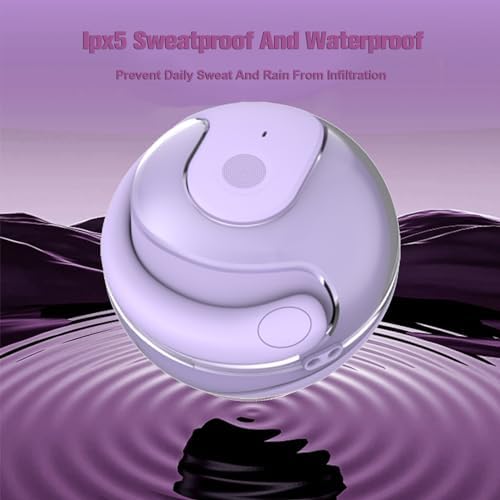 Revolutionize Your Listening Experience with Advanced Bone Conduction Open Ear Earbuds – Bluetooth 5.4 Wireless Headphones Engineered for Outdoor Adventures – Sweat-Resistant and Ergonomically Designed for All-Day Comfort – Stay Aware with Superior Sound Quality While Jogging, Commuting, or Working – Ideal for Active Lifestyles and Safety-First Audio Enjoyment.