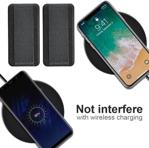 Universal Ergonomic Phone Grip Holder for One-Handed Control – Wireless Charging Compatible Finger Strap – 3-Pack of Durable Smartphone Accessories in Stylish Black – Perfect for Active Lifestyles & Effortless Multitasking