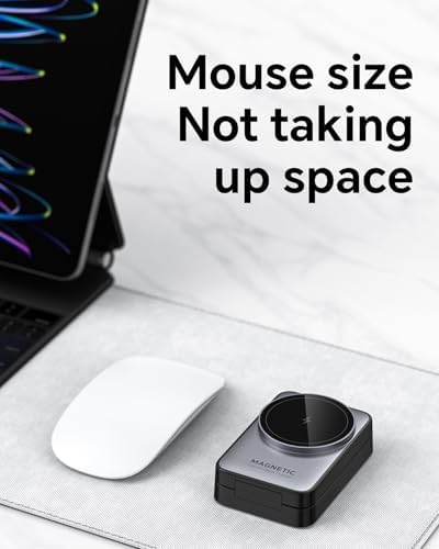 2025 Enhanced 3-in-1 Magnetic Wireless Charger: Foldable Nightlight Charging Station for i Phone, Apple Watch, and Air Pods – Ultimate Travel Companion with Mag Safe Compatibility and Rapid Charging Efficiency
