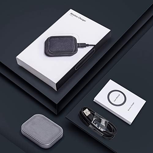 Sleek Silver Wireless Charging Dock for Air Pods Pro 2/3 & Air Pods 2 – Fast, Universal Power Solution for Effortless Charging Anywhere – Modern Aluminum Alloy Design for Home, Office, and Travel Convenience