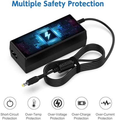 Universal 12 V AC Power Adapter for Sceptre EC Series Monitors – Premium DONGGUAN BRUJU Charger for 15″ to 35″ Displays, Ensures Uninterrupted Power Supply and Enhanced Energy Efficiency, Lightweight Design for Effortless Portability and Optimal Device Compatibility