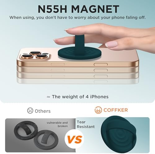 Revolutionary Magnetic Phone Ring Grip Holder – Ergonomic Silicone Finger Loop for i Phone Pro Max/Plus, 12/13/14/15/16 Series – Compatible with Mag Safe – Oat Color Enhances Aesthetics and Comfort – 360-Degree Rotation for Effortless Use – Secure Your Device with Style and Stability – Essential Smartphone Accessory for Unmatched Usability and Convenience