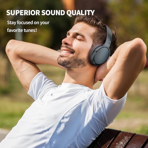 Revolutionize Your Listening Experience with KO-STAR Wireless Over-Ear Headphones – Premium Hi-Res Audio, Advanced Hybrid Active Noise Cancelling, Tailored Deep Bass Settings, and Luxurious Memory Foam Comfort for Unmatched 60-Hour Playback Anywhere You Go