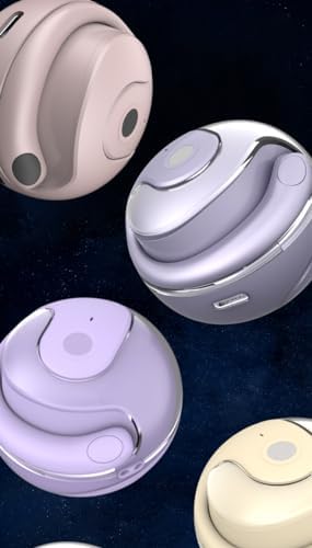 Elevate Your Gaming and Fitness Audio with URIZONS Wireless Over-Ear TWS Earhooks – Superior Low-Latency Earbuds for Unmatched Sound Clarity – Stylish Beige Design with Portable Charging Case for Ultimate Comfort and Connectivity on the Go