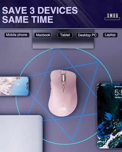 Experience Seamless Precision with the SM66 Green Silent Dual Mode Wireless Mouse – Ergonomic, Rechargeable, and Adjustable DPI Up to 4800 for Ultimate Flexibility in Bluetooth & Wireless Connectivity!
