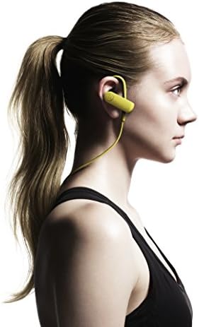 Audio-Technica ATH-SPORT50 BTBK Sonic Sport Bluetooth Earbuds – Ultra-Lightweight & Sweat-Resistant Wireless Headphones for Active Lifestyles, Yellow – Unmatched Comfort and 8-Hour Battery Life for Seamless Workouts and Daily Use