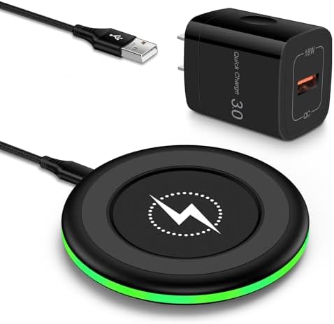 15 W High-Speed Android Wireless Charging Pad with QC Adapter for Google Pixel 9, Samsung Galaxy S25 Series, and Motorola Devices – Anti-Slip Design and Universal Compatibility for Effortless Charging Experience Experience the convenience of rapid wireless charging with our 15 W Android Wireless Charger, engineered for optimal performance with Google Pixel 9, Samsung Galaxy S25 Ultra, and a range of Motorola devices. This charging pad features an anti-slip surface and base, ensuring stability during charging, even with incoming notifications. Equipped with a QC3.0 power adapter, it supports multiple charging modes (5 W, 7.5 W, 10 W, and 15 W) for versatile compatibility, making it ideal for i Phone 16 and other smartphones. Safety is paramount; our charger includes overheating protection, foreign object detection, and short circuit prevention. The case-friendly design accommodates cases up to 5 mm thick, while the intelligent LED indicator provides real-time charging status. Lightweight and space-saving, this charging solution is perfect for home or office use. Included in the package are a 15 W wireless charging pad, QC3.0 adapter, and a 3 ft USB-C cable, backed by a 12-month warranty for peace of mind. Elevate your charging experience today!