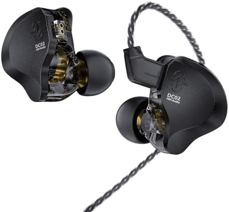 Upgrade Your Gaming Experience with CCZ DC02 High-Fidelity In-Ear Earbuds – Precision Dual Magnetic Circuit Technology for Superior Sound Quality, Integrated Microphone for Clear Team Communication, Ergonomic Design for Long-Lasting Comfort, and Universal Device Compatibility – Ideal Choice for Gamers and Audiophiles in Stylish Black Finish