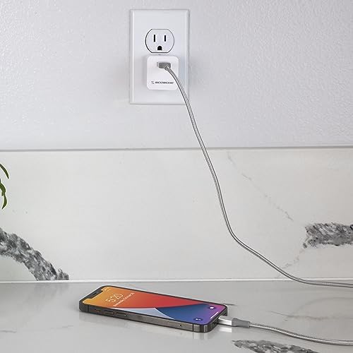 Scosche HPDC60 Powervolt 60 W USB Type-C Wall Quick Charger – Ultra-Fast Power Delivery 3.0 Adapter for Phones, Tablets & More – Compact Travel-Friendly Design in White – Reliable Overcharge Protection & Universal Compatibility