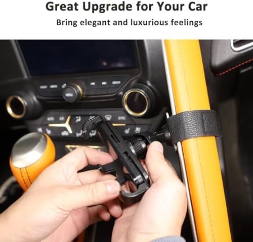 Chevrolet Corvette C7 2014-2019 Custom Armrest Mobile Phone Holder – Premium ABS Plastic Car Phone Mount for Enhanced Driving Convenience and Safety