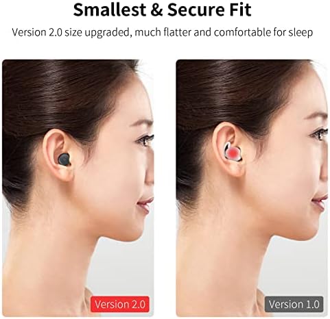 Ultimate Sleep Enhancer: Ultra-Comfort Bluetooth Earbuds for Side Sleepers – Advanced Noise-Cancellation for Snoring Relief and Restorative Sleep – Discreet, Lightweight Design for Uninterrupted Nighttime Bliss