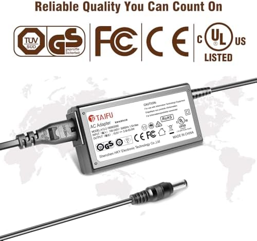 Gemini Sound GLS Series 18.5 V AC Adapter Charger – High-Efficiency Power Supply for GLS-550 & GLS-880 Bluetooth Speakers – Fast, Reliable Charging for Enhanced Audio Performance on the Go – Compact Design for Unmatched Portability and Durability