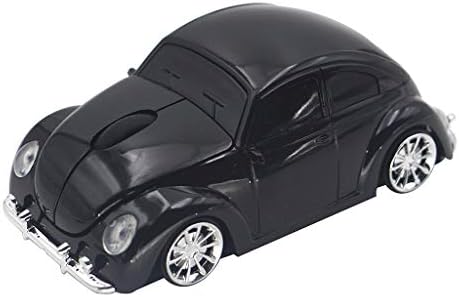 VW Beetle Wireless Sports Car Mouse – Fun & Functional 2.4 GHz Optical Mouse for Computers & Laptops, Ergonomic Design with LED Light, Glossy Finish, Perfect for Home & Office Use