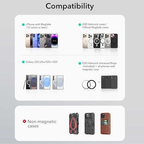 Enhance Your Driving Experience with the Premium Round Air Vent Car Phone Mount – Mag Safe Compatible for Mercedes Benz & Jeep Wrangler (2007-2025) – Featuring 20 N52 Super Strong Magnets for Exceptional Stability and 360-Degree Viewing Flexibility