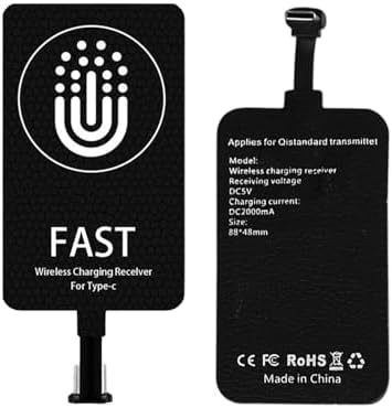 Revolutionize Your Charging Experience with the 10 W Type C Wireless Charging Receiver Adapter for Android – Fast, Efficient, and Compatible with All Models – Enjoy Clutter-Free Power Solutions Now!