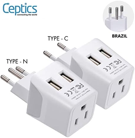 Compact Dual USB Travel Adapter for Effortless Charging in Australia, New Zealand, and China – Essential Type I Plug for Phones, Tablets, and Cameras – Quick Charge Capability with Universal Compatibility for Hassle-Free Global Adventures