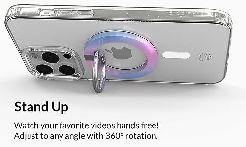 Transform Your i Phone 16, 15, 14, 13, 12 with VELVET CAVIAR’s Amethyst Purple Leopard Mag Safe-Compatible Grip – Stylish Magnetic Ring Holder & Adjustable Stand for Effortless Hands-Free Viewing, Secure Texting, and Enhanced Usability – Elevate Your Mobile Experience with Durable, Lightweight, and Customizable Accessory