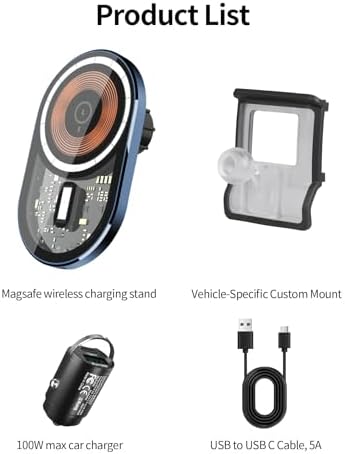 Elevate Your Audi Journey: Premium Wireless Charging Phone Holder for A4, A5, S4/S5/RS5 (2017-2025) – Effortless 360° Rotation, Custom Fit, and Streamlined Navigation Solution for Ultimate Driving Comfort