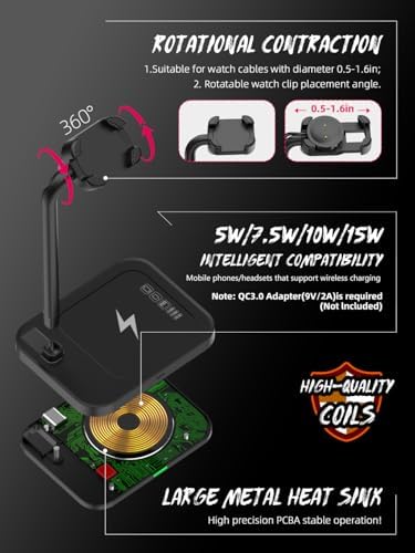 Advanced 2-in-1 Charging Station for i Watch & i Phone – Fast Charging Dock for i Phone 16/15/14/13/12/11/X/8, i Watch Series Ultra/10/9/8/7/6/SE/5/4/3/2/1, and Air Pods 2/3/4 – Elegant White Design for Optimal Device Organization and Speed Boost