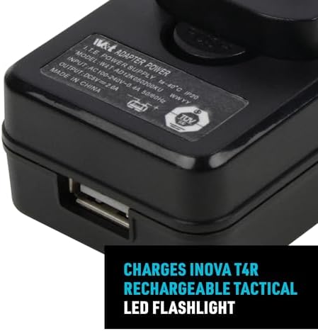 Nite Ize INOVA Tactical LED Flashlight Charger – Ultra-Fast USB DC Car Adapter for Reliable Outdoor Power Solutions and Enhanced Device Compatibility
