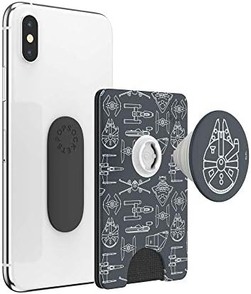 Revolutionary Pop Socket Phone Wallet with Expanding Grip – Sleek Card Holder for Effortless Access, Compatible with Wireless Charging for Enhanced Convenience and Speed