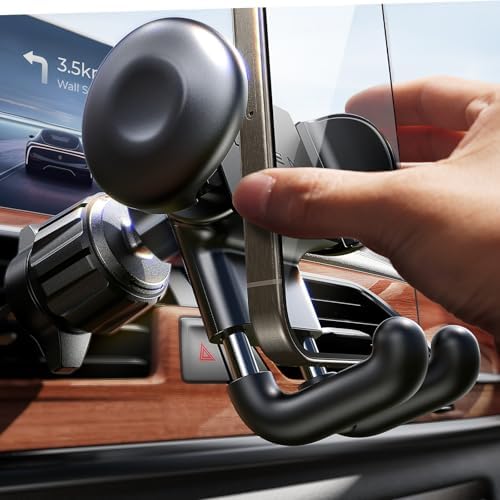 LISEN Heavy-Duty Car Vent Phone Mount for i Phone 12-16 Pro Max – Ultimate Secure Smartphone Holder with 360-Degree Rotation for Effortless Navigation and Quick Installation – Sleek Design for Safe Hands-Free Driving in Any Vehicle