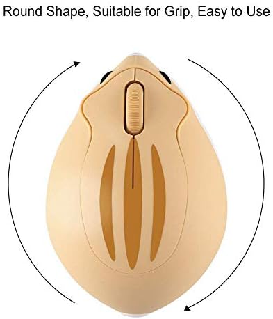 Adorable CHUYI Hamster Wireless Silent Mouse – 1200 DPI Lightweight Cordless Computer Mouse for Kids, Perfect Gift for Home, School & Travel – Fun & Functional Design in Light Blue