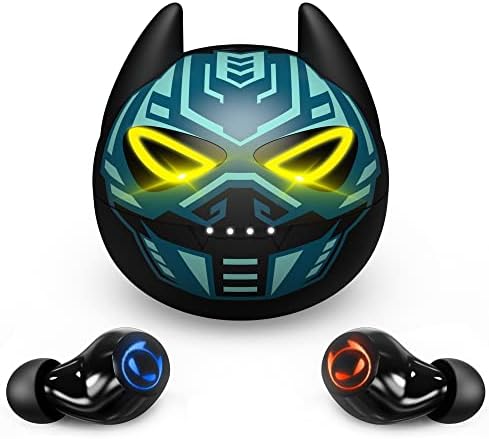 Adorable Kids’ Wireless Earbuds with Bluetooth 5.0 – Waterproof Sport Stereo Earphones for Seamless Connectivity and Enhanced Audio Experience – Perfect for Music, Gaming, and Learning on i Phone/Android – Fun, Durable Design with Noise Reduction and Built-in Mic