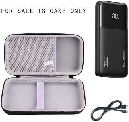 WAIYUCN Premium Hard EVA Carrying Case for INIU 140 W Power Bank – Superior 27000 m Ah Charger Protection, Lightweight, Dustproof & Impact-Resistant Design for Travel and Home Storage, Essential Accessory for Portable Power Solutions