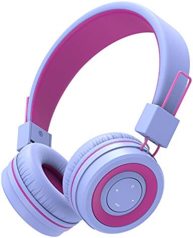 Stylish Pink i Clever BTH02 Kids Bluetooth Headphones – Unmatched 93-Hour Playtime, Lightweight & Foldable Design for Easy Portability, Fast Type-C Charging, Advanced Bluetooth 5.4 Connectivity, Safe Volume Limiting for Young Learners, Perfect for Music, Audiobooks, and School Use – Your Child’s Ultimate Audio Experience