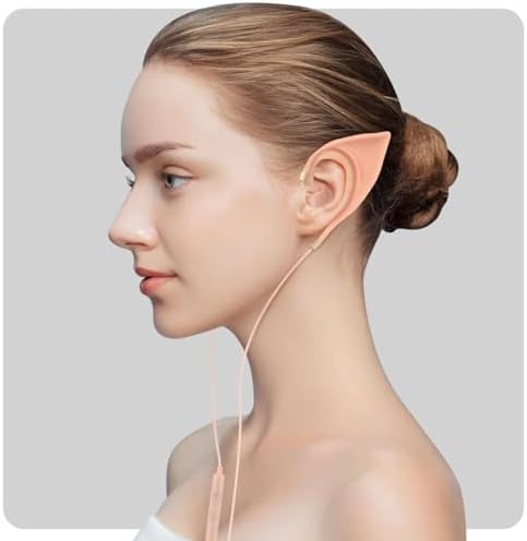 URIZONS Enchanting Elf Earbuds for Kids – Whimsical In-Ear Headphones with Ultra-Soft Comfort, Perfect for Cosplay and Everyday Adventures – Compatible with i Phone, i Pad, Android & Computers – Exceptional Sound Quality for Magical Listening Experiences