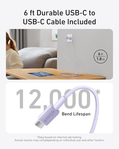 Anker Nano 30 W USB-C Charger Block – Ultra-Compact Fast Charger for i Phone 16/15, Galaxy Devices, & i Pads – Travel-Friendly Design with Power IQ 3.0 for Rapid, Efficient Charging & Enhanced Device Life – Perfect for Mag Safe Accessories and On-the-Go Power Needs
