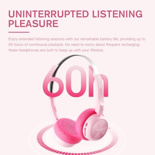 Nostalgic Retro Wireless Bluetooth Headphones – 60-Hour Battery Life, Lightweight Comfort, Built-in Microphone, Dual Device Pairing & Custom Sound App for an Immersive 80 s & 90 s Audio Adventure – Ideal for Active Music Enthusiasts and Daily Listening