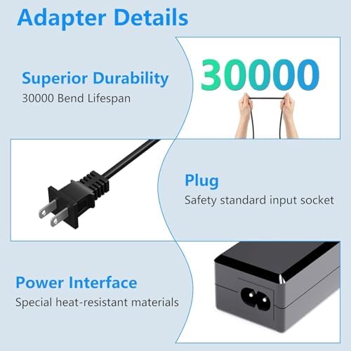 Reliable 19 V Replacement Power Cord for Acer Monitors – Premium Charger for R240, SB220, S230, H236 & More – Enhanced Compatibility with Advanced Safety Features – Durable Power Supply for Uninterrupted Performance and Seamless Operation