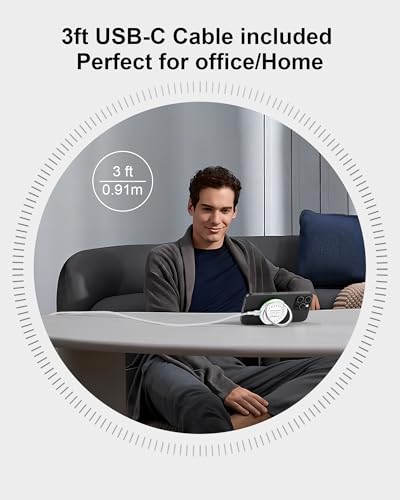 Mag Safe Wireless Charger Pad with Stand – 15 W Fast Charging Magnetic Dock for i Phone 16/15/14, Google Pixel 9 Series, Samsung Galaxy S25/S24/S23, Air Pods, and Qi-Compatible Devices – Optimal Magnetic Alignment and Safety Features for Reliable Power Delivery