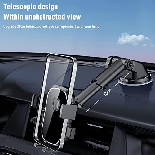 Revolutionary Universal Car Phone Mount: Military-Grade Suction for Ultimate Stability and Hands-Free Navigation – Compatible with All Smartphones, Perfect for Dashboard, Windshield, or Vent Use – Experience Enhanced Safety and Convenience on Every Drive