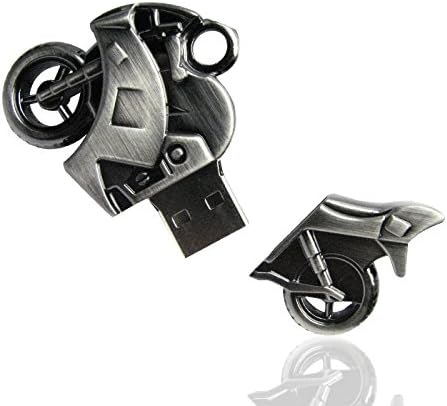 128 GB Rugged Metal Motorcycle USB Flash Drive – High-Speed Data Storage for Adventurers and Professionals, Stylish Design, Universal Compatibility, and Enhanced Durability