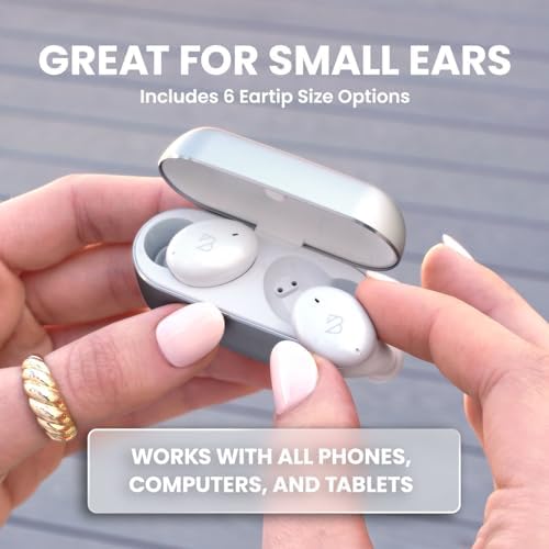 Back Bay Audio Tempo 30 Wireless Earbuds for Smaller Ears – Award-Winning Sound in Sweatproof Design, Ultra-Comfortable Bluetooth Earbuds for Women, Purple Finish with Long Battery Life and Enhanced Compatibility for Daily Use