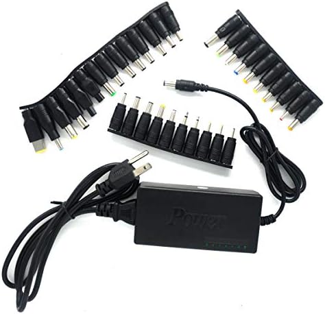 Universal 96 W AC Power Adapter Charger with 34 Multi-Compatible Tips – Ideal for Notebooks, Laptops, Tablets, and More – Supports 12 V-24 V Output for Acer, Dell, Lenovo, HP, and More – Perfect for Travel, Office, and Home Use – Enhanced Speed and Versatility for All Your Charging Needs